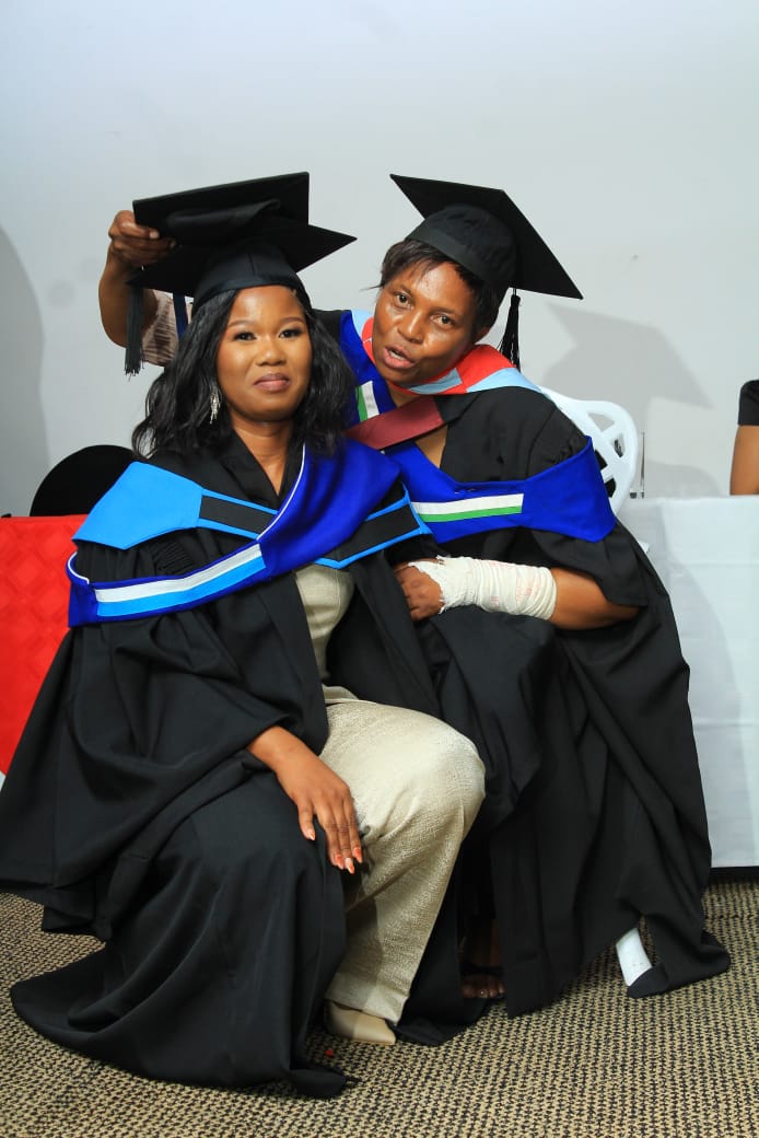 Graduation day — diploma recipients